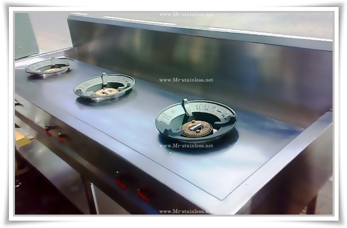 Mr.stainless , เครื่องครัวสแตนเลส , เตาผัดทอด , เตาครัวไทย , เตาร้านอาหาร , เตา 2 หัว , เตาไทย รูปที่ 5