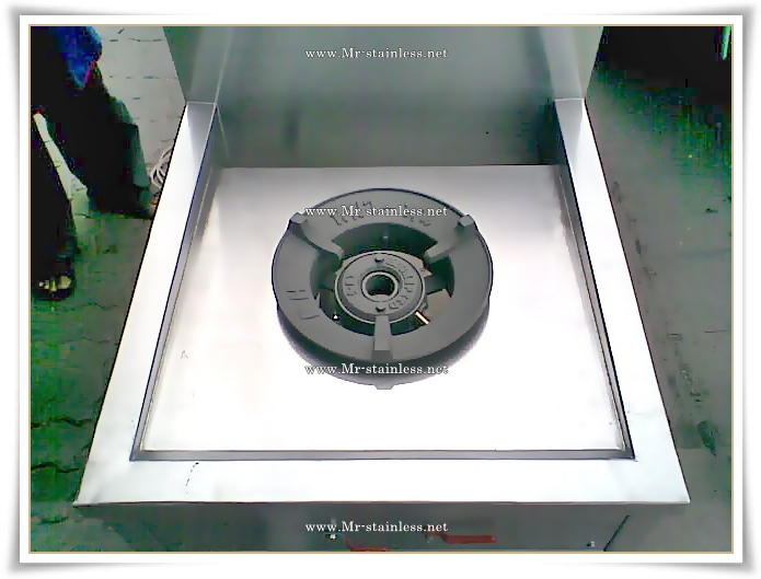 Mr.stainless , เครื่องครัวสแตนเลส , เตาผัดทอด , เตาครัวไทย , เตาร้านอาหาร , เตา 2 หัว , เตาไทย รูปที่ 2