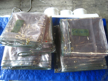 ผ้าใบกันน้ำ100% ผ้าใบคลุมของ ผ้าใบคลุมสินค้า  ผ้าใบคลุมรถบรรทุก  รูปที่ 4