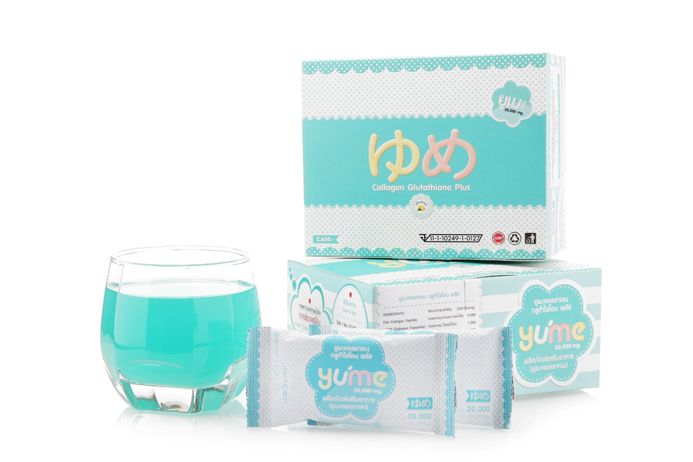 Yume Collagen ยูเมะคอลลาเจน ผลิตภัณฑ์อาหารเสริมเพื่อผิวขาวใส จุดเริ่มต้นของความขาวออร่า 