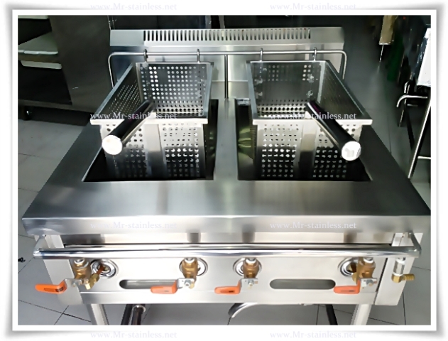 MR. stainless , เครื่องครัวสแตนเลส , เตาทอด 2 ช่อง  , เตาทอดไก่ , เตาทอดเฟรนฟราย รูปที่ 6