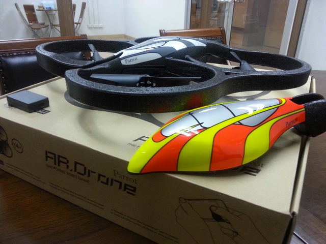 AR Drone 1.0 สภาพใหม่ ไม่มีรอย มีกล่อง อุปกรณ์ ครบ รูปที่ 5