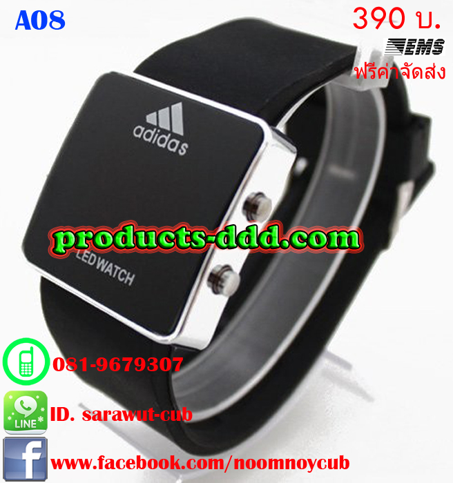 นาฬิกาข้อมือ LED Digital Adidas A08 (Sale) รูปที่ 1