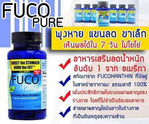 FUCO สลายไขมัน ไม่ต้องอดอาหาร นำเข้าจากUSA ปลอดภัยไม่โยโย่100% รูปที่ 1