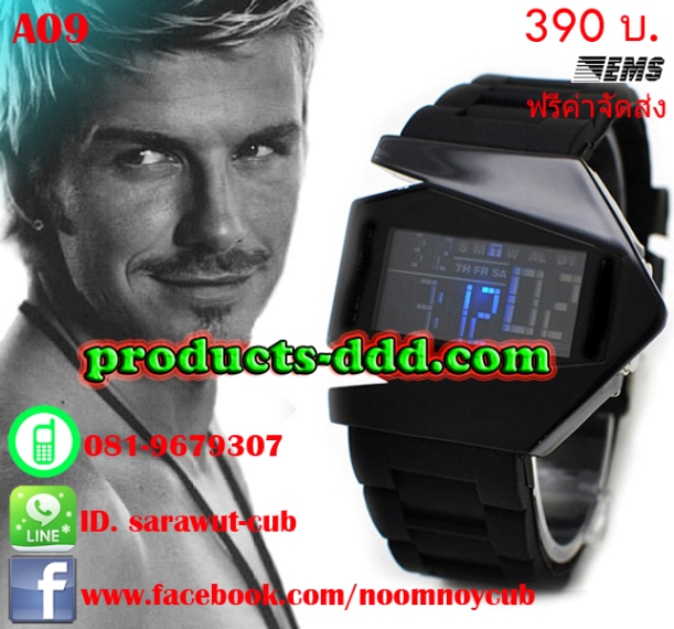 นาฬิกาข้อมือ LED Digital A09 (Sale) รูปที่ 2