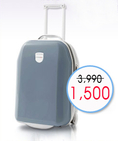 ขาย กระเป๋าเดินทางยี่ห้อ Caggioni สีเทา ขนาด 20 นิ้ว มีคันชักและล้อลาก ใหม่ 100%