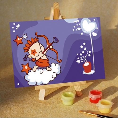 ขายถูกภาพระบายสีตามตัวเลข DIY painting by numbers รูปที่ 3