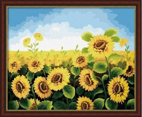 ขายถูกภาพระบายสีตามตัวเลข DIY painting by numbers รูปที่ 5