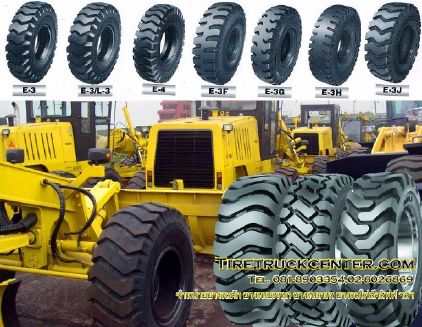 จำหน่ายยางรถตัก JCB OTR Komatsu Loader Tire ยางรถตักเอวอ่อน นำเข้า ยี่ห้อ AUFUNG 086 4300872 รูปที่ 1