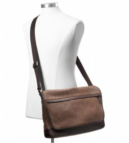 กระเป๋าผู้ชายสะพาย COACH CAMDEN LEATHER MESSENGER F70924 รูปที่ 3