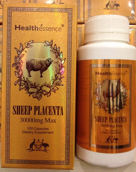 Health Essence sheep placenta 30000 mg MAX รกแกะเม็ดเข้มข้นสูง ผิวขาว หน้าใส ไร้ริ้วรอย รูปที่ 1