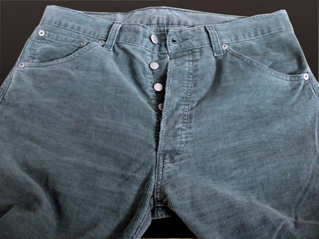 Levi's ลูกฟูกกระดุมเงินยุโรป มือสองของแท้ Made in Tunisia รูปที่ 5
