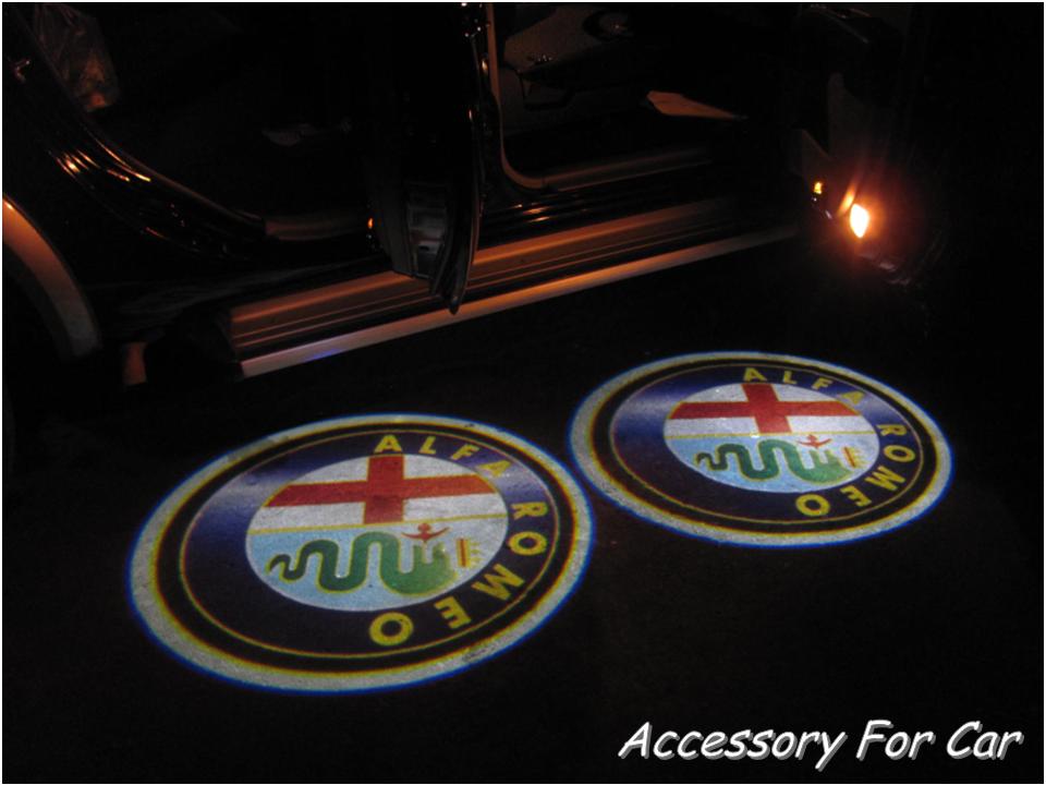 ไฟโชว์โลโก้แต่งรถ รุ่นเปลี่ยนโลโก้ได้ มี แบบเจาะ แปะ wire less ( แถมฟรีโลโก้ เพิ่มเป็น 2 คู่ ) รูปที่ 5