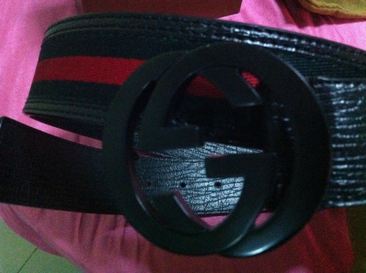 เข็มขัดหนัง Gucci เข็มขัดหนัง Taiga LV รูปที่ 5