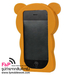รูปย่อ ขาย เคสซิลิโคน หมีรีลัคคุมะ Rilakkuma 3D for iPhone 4 4S รูปที่4