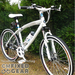 รูปย่อ ขายถูกมาก จักรยานBMW เฟรมโค้ง จักรยานนำเข้า สีขาวพร้อมส่ง รูปที่2