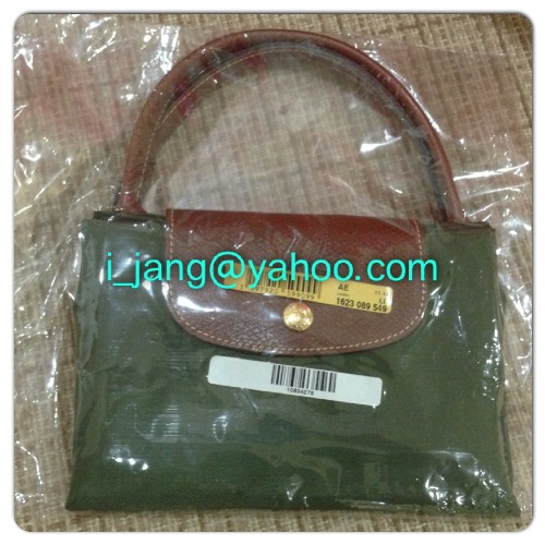 ขายกระเป๋า Longchamp รุ่น Le Pliage ของแท้ใหม่ สี loden made in china size M หูสั้น รูปที่ 1