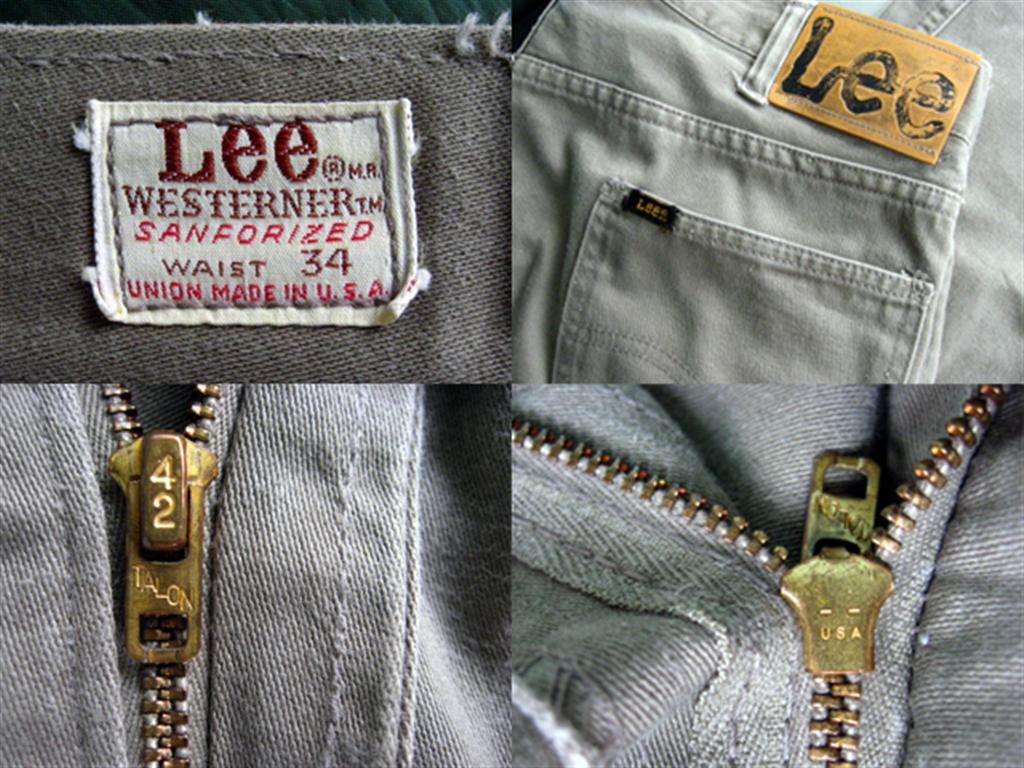 กางเกงยีนส์ LEE ซิปTalon Union Made เก่าแท้ Made in USA รูปที่ 5