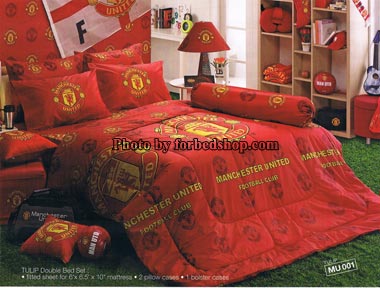 ชุดเครื่องนอนแมนยู แมนเชสเตอร์ยูไนเต็ด ผ้าปูที่นอนแมนยู Manchester United + ผ้านวมแมนยู ลิขสิทธิ์แท้ ราคาพิเศษ รูปที่ 1