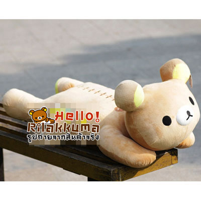 ขายถูก ตุ๊กตาหมี ริลัคคุมะ ในท่านอน ให้เป็นของขวัญ น่ากอดมาก รูปที่ 4