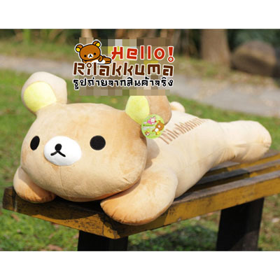 ขายถูก ตุ๊กตาหมี ริลัคคุมะ ในท่านอน ให้เป็นของขวัญ น่ากอดมาก รูปที่ 2