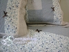 รูปย่อ ผ้าคลุมเตียงผ้าต่อติดโบว์ขอบสก๊อตสีน้ำเงินน่ารักมาก รูปที่3
