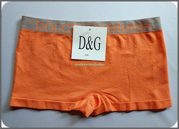 ชุดชั้นในผู้หญิง  DOLICE&GABBANA  ( D&G ) สีส้ม รูปที่ 1