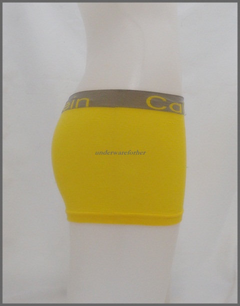 สวยๆ ชุดชั้นในผู้หญิง  CK  BOXER  สีเหลือง รูปที่ 2