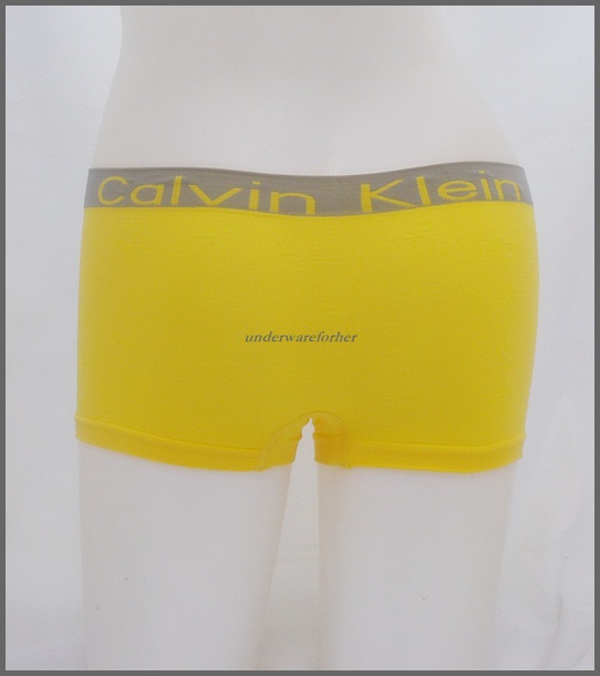 สวยๆ ชุดชั้นในผู้หญิง  CK  BOXER  สีเหลือง รูปที่ 4