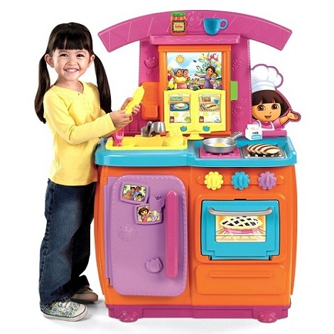 (พร้อมส่ง) Fisher-Price Dora Fiesta Favorites Kitchen ชุดครัวดอร่า น่ารักสุดๆ   รูปที่ 1