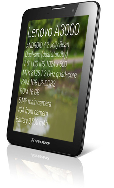 ขายด่วน ถูกสุดๆ Tablet Lenovo A3000 7 นิ้ว IPS,3Gโทรได้ 2ซิม (มีจำนวนจำกัด) รูปที่ 1