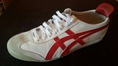 ขายรองเท้า Onisuka Maxico66 สี ขาว-แดง มือสอง(ใส่ครั้งเดียว)ราคา 2500 บาท size us10/euro44 083-2350810