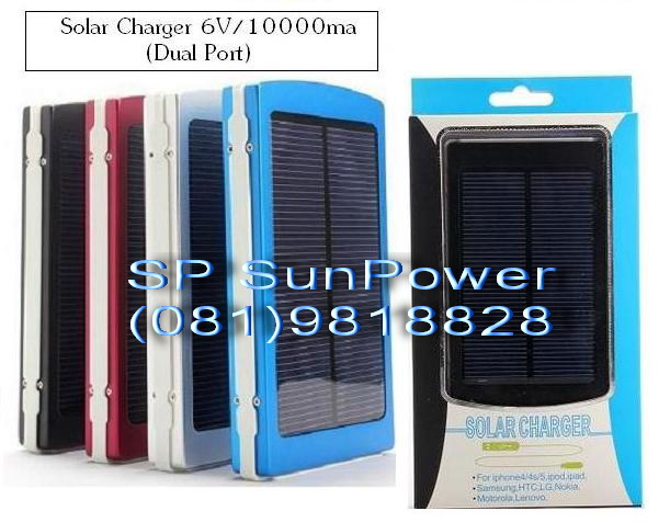 ที่ชาร์จแบตโซล่าร์เซลล์ ความจุั้ขั้นเทพ 10,000mAh (Dual Port)  รูปที่ 2