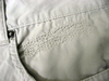 รูปย่อ Armani Jeans ผ้ายีนส์บางสีครีมอ่อน Made in Italy Size34" รูปที่7