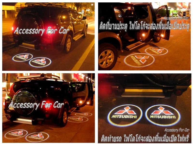ไฟโชว์โลโก้แต่งรถ รุ่นWireless ไม่ต้องเจาะ หรือต่อสาย รุ่นเปลี่ยนโลโก้ได้(ซื้อ 1คู่ได้โลโก้ 2 คู่)SP23 รูปที่ 3