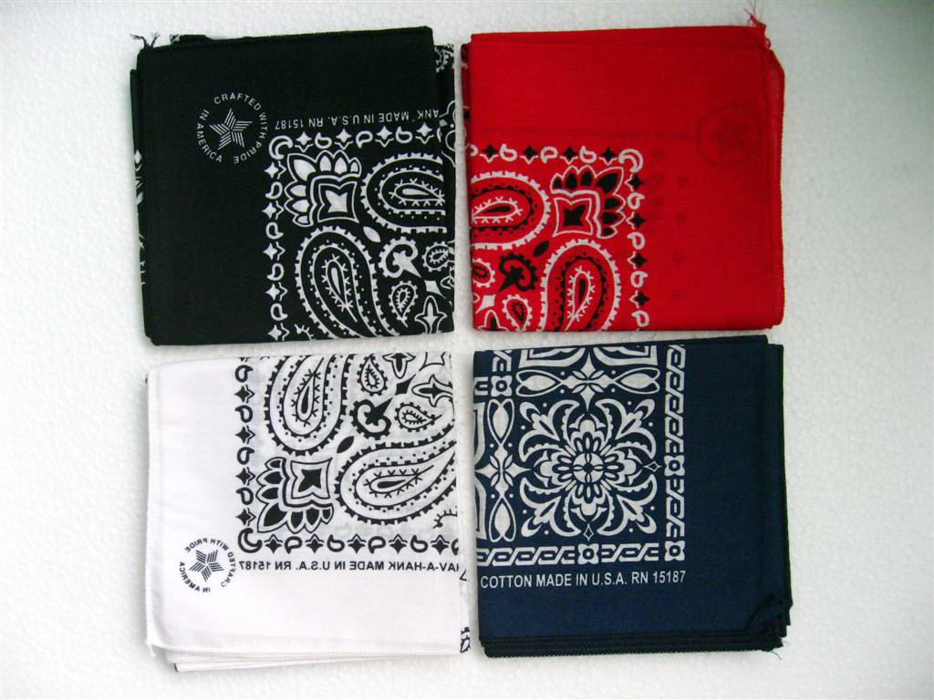 ผ้าเช็ดหน้าคาวบอย Bandana Crafted with pride Made in USA ของใหม่เก่าเก็บ รูปที่ 3