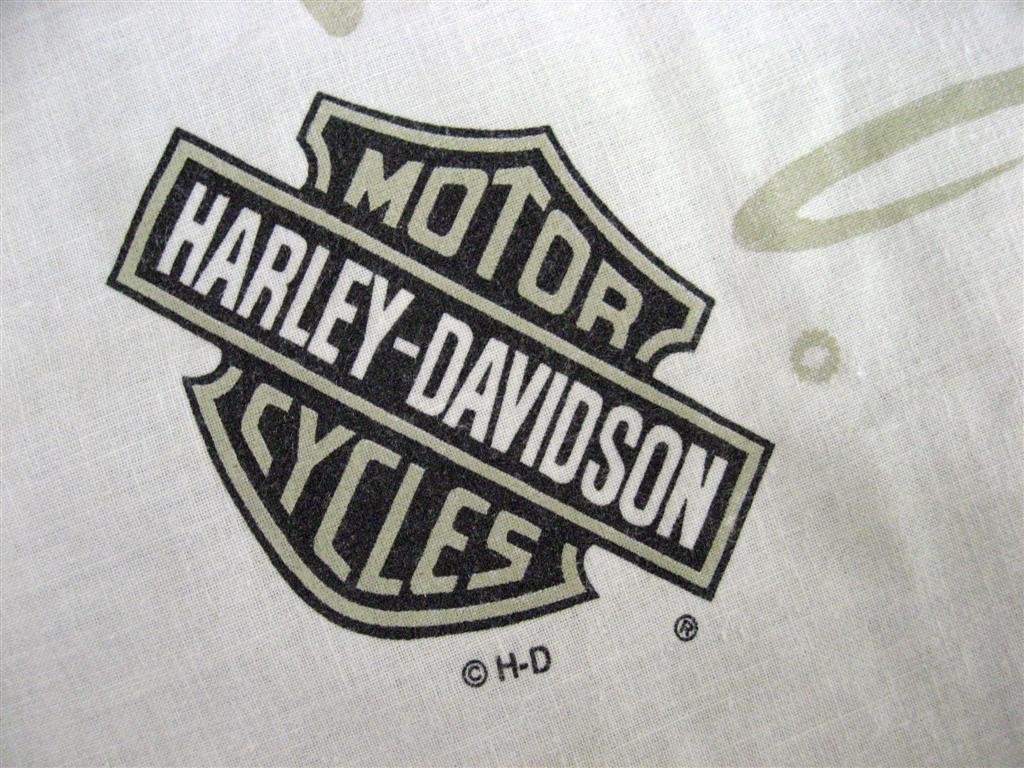 ผ้าเช็ดหน้า Harley Davidson/Wood Stock Cotton100% รูปที่ 7