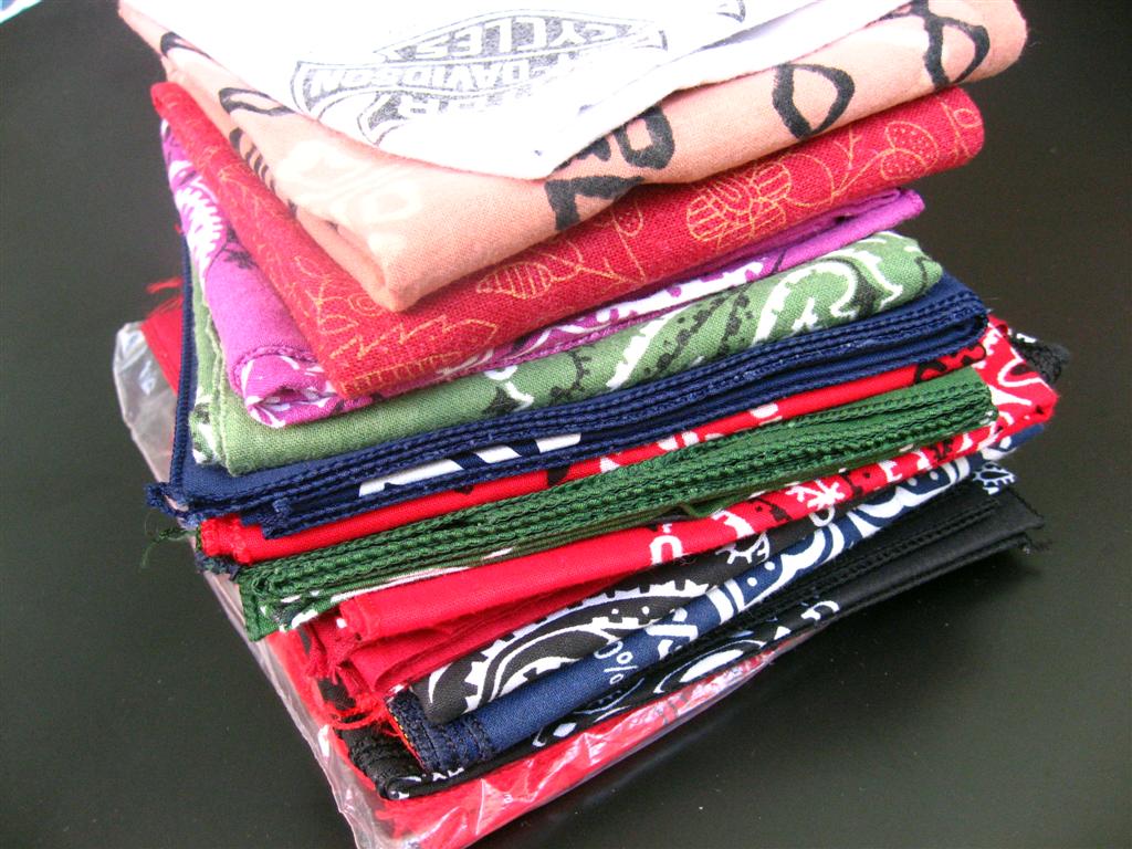 ผ้าเช็ดหน้าคาวบอย Bandana Crafted with pride Made in USA ของใหม่เก่าเก็บ รูปที่ 2
