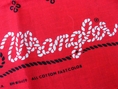 ผ้าเช็ดหน้าคาวบอย Wranglerแท้ ใช้ได้สองด้าน Made in Usa