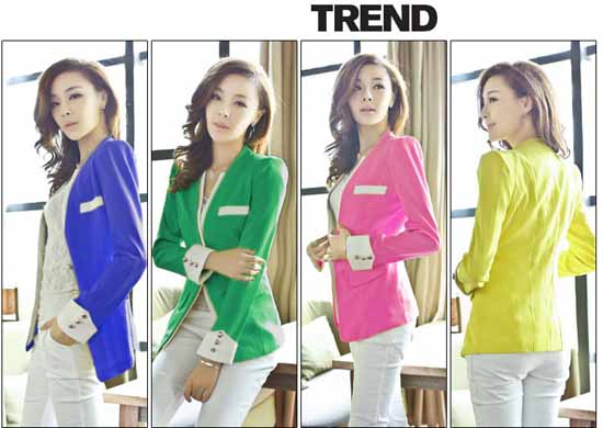 เสื้อสูทแฟชั่นเกาหลี New Women Suit นำเข้าพรีออเดอร์SJ2024 รูปที่ 1