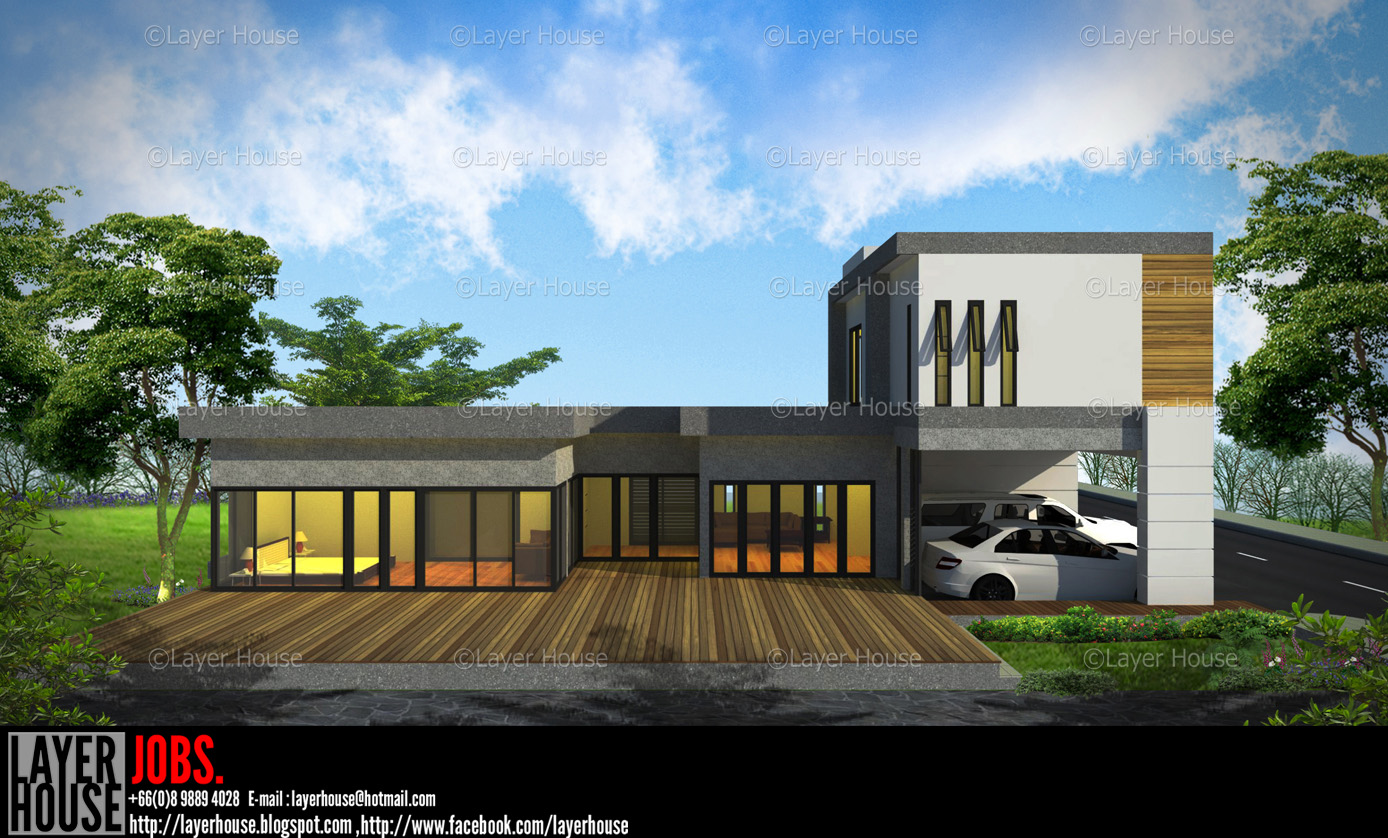 รับออกแบบบ้าน รับเขียนแบบบ้าน,อาคารพาณิชย์,ทาวน์เฮาสน์ และเขียนภาพ 3D (Perspective) รูปที่ 6