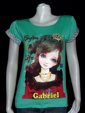 เสื้อยืด ลายน่ารัก 45บาท ลายใหม่ ขายถูกกว่าประตูน้ำค่ะ รูปที่ 1