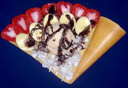 Crepeสอนทำเครปเย็น เรียทำเครปกรอบ สูตรเครป สอนทำขนมเครปญี่ปุ่น สอนเครปเย็นนุ่มหอมสไตล์ญี่ปุ่น เพียง 2500/ท่าน  รูปที่ 5