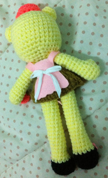 ตุ๊กตาถัก ตุ๊กตาไหมพรม งานผีมือ Pre Order สูง 10 ซ.ม. ขวัญในเทศกาลต่างๆ T001 รูปที่ 4