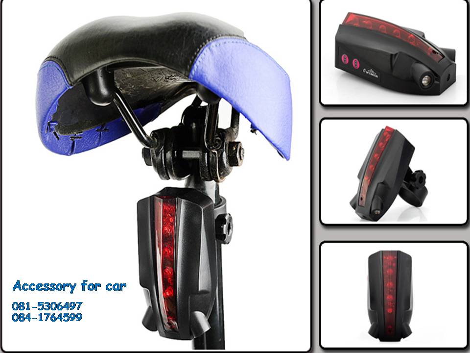 ไฟ Laser ส่องทางแบ่งเลนส์ พร้อมไฟท้าย LED เพิ่มความปลอดภัย OT04 รูปที่ 2