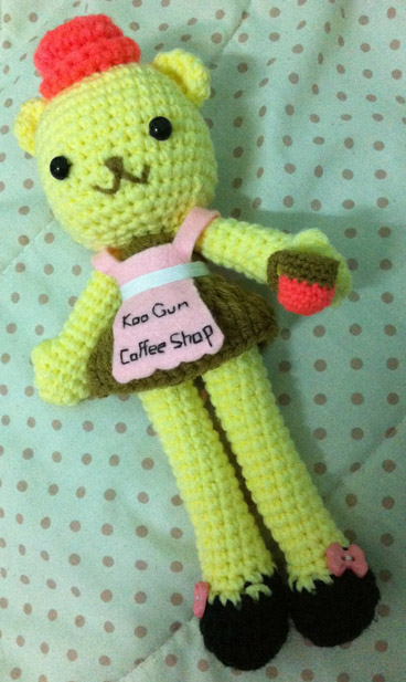 ตุ๊กตาถัก ตุ๊กตาไหมพรม งานผีมือ Pre Order สูง 10 ซ.ม. ขวัญในเทศกาลต่างๆ T001 รูปที่ 6