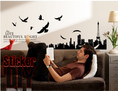 สติ๊กเกอร์ติดผนัง the Love Beautiful Flight สไตล์A (60x90cm.)|StickerDIY.com