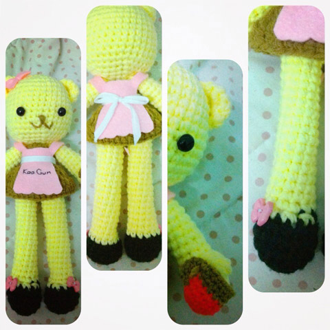 ตุ๊กตาถัก ตุ๊กตาไหมพรม งานผีมือ Pre Order สูง 10 ซ.ม. ขวัญในเทศกาลต่างๆ T001 รูปที่ 2