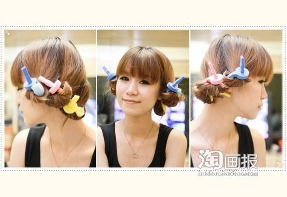 แกนม้วนผม ฟองน้ำ ไดโซะ Daiso ที่ดัดผม แบบ ญี่ปุ่น hair roll Y006 รูปที่ 4