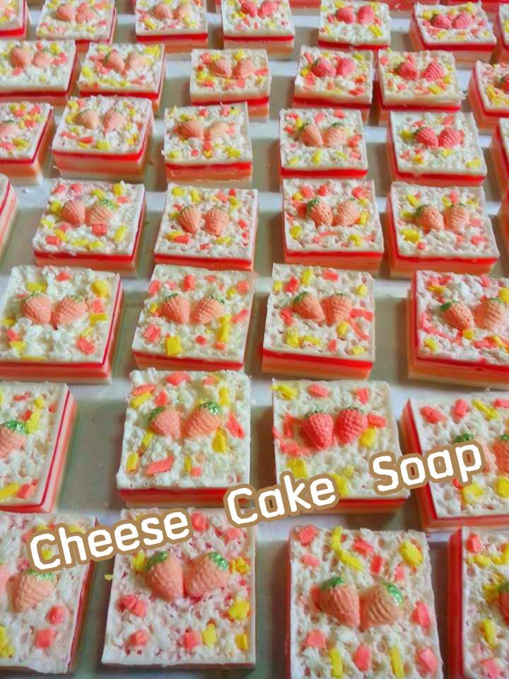 สบู่ชีสเค้ก (Cheese Cake soap) รูปที่ 1